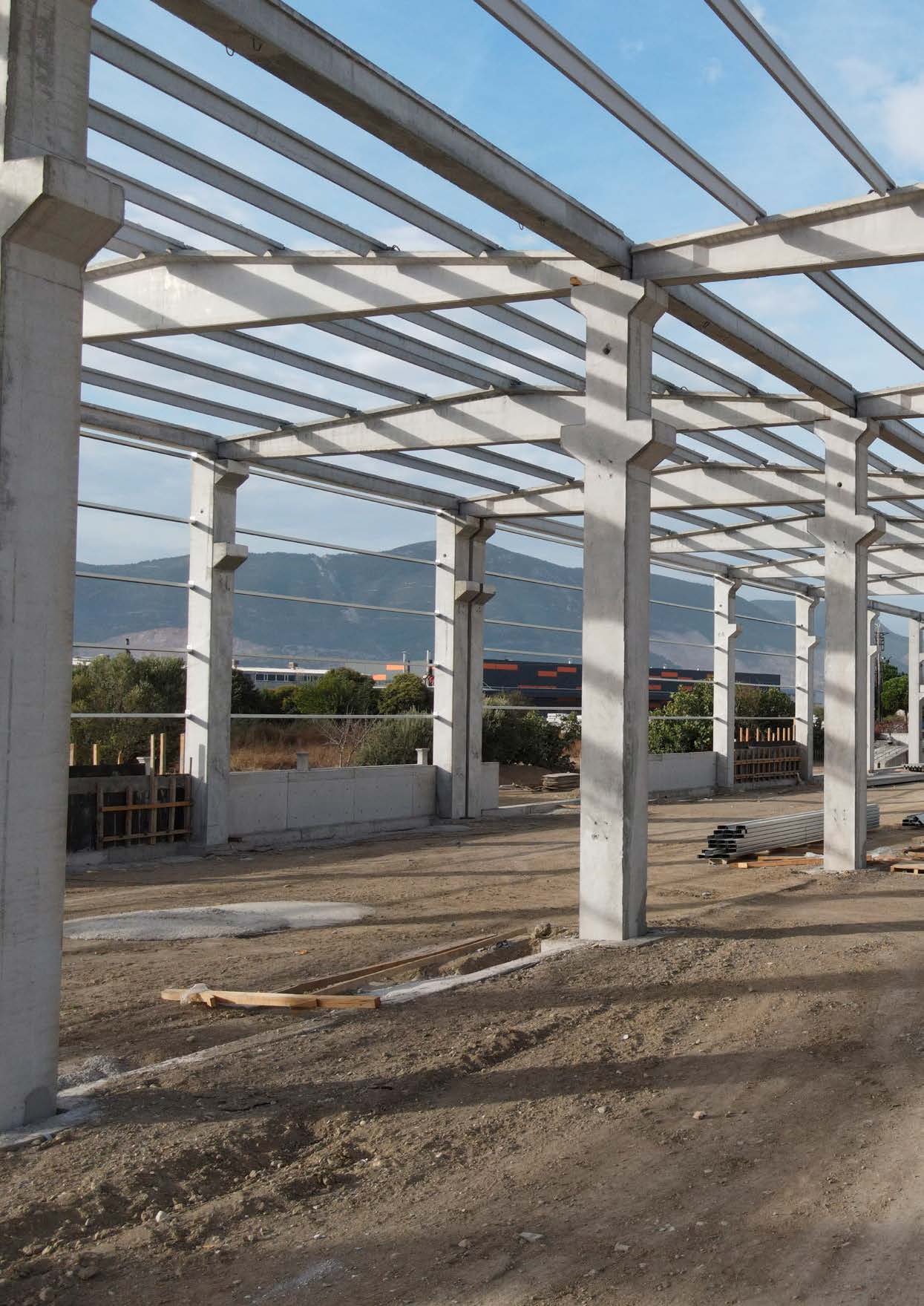 Öndökümlü betonarme taşıyıcı sistem